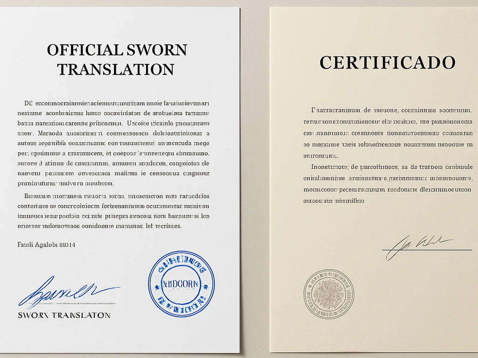 Official & Certified Translation